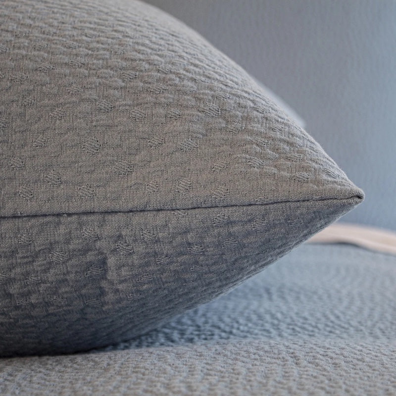 Bubble Matelasse Coverlet Set in Blue