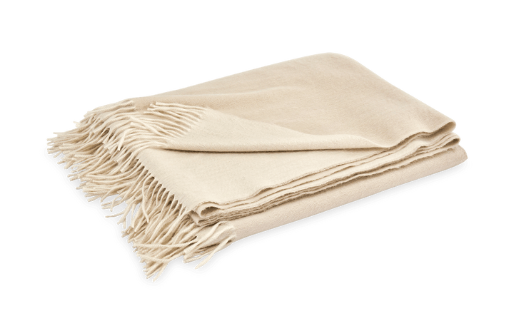 Matouk Paley Throw Bone and Parchment