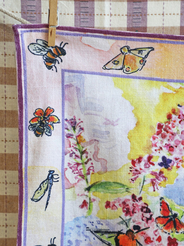 Butterfly Bush Tea Towel