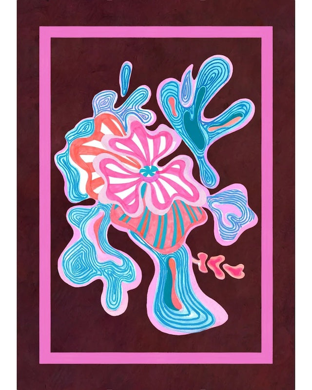 Caleido Rosa Kitchen Towel