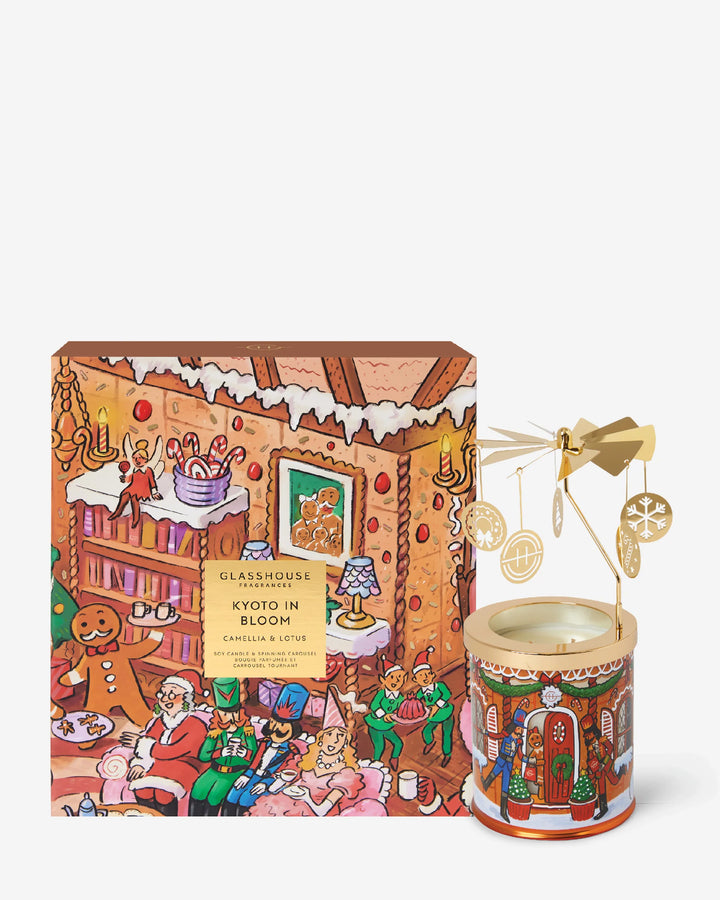 Christmas Candle & Spinning Carousel 2026