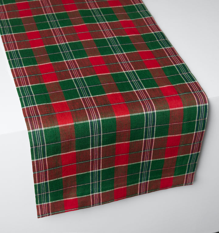 Masseria Table Linens Emerald/Red