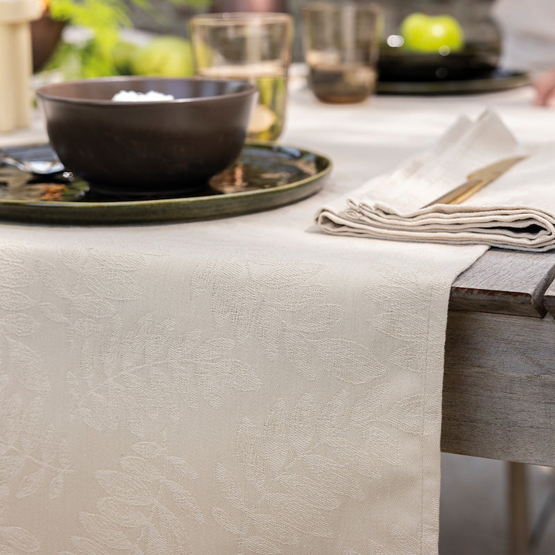 Vegetal Mood Table Linens Beige