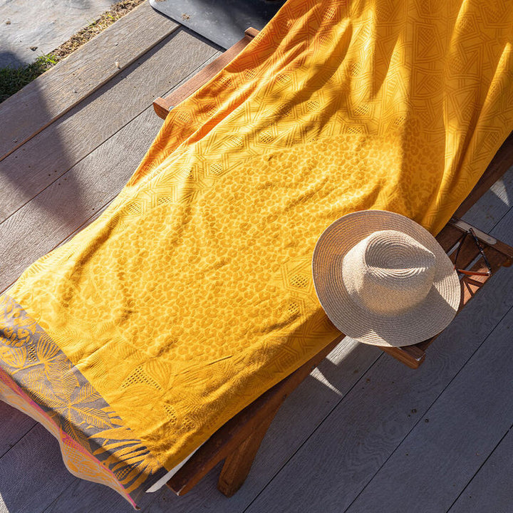 Carioca Beach Towel Yellow