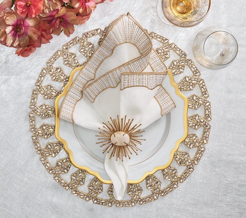 Flare Napkin Ring Gold