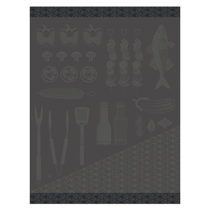 Braise Tea Towel Grey