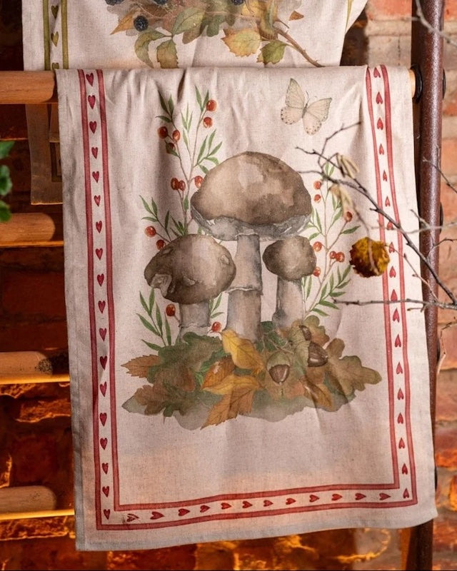 Grifola Rosso Kitchen Towel