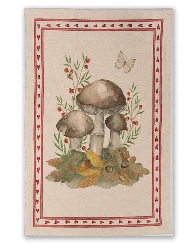Grifola Rosso Kitchen Towel
