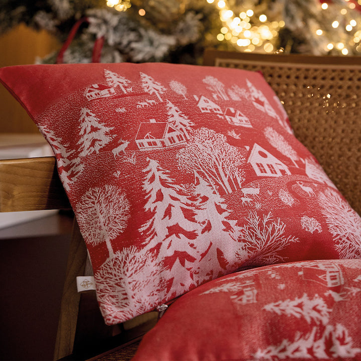 Sous Les Etoiles Decorative Pillow Red
