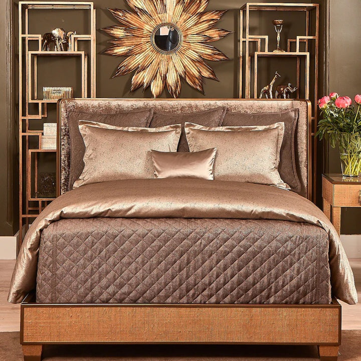 Imprint Duvet Set in Bronze