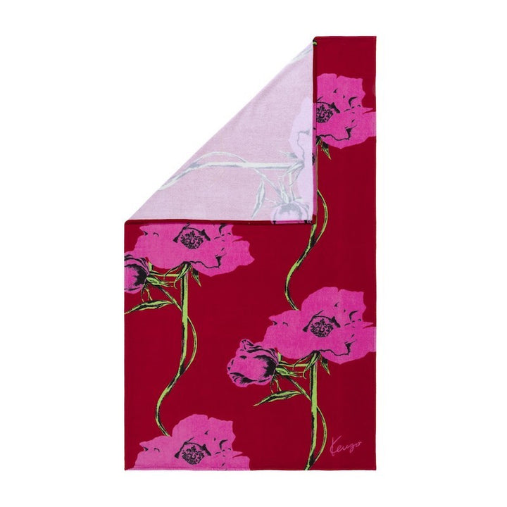 K Pop Beach Towel Rouge