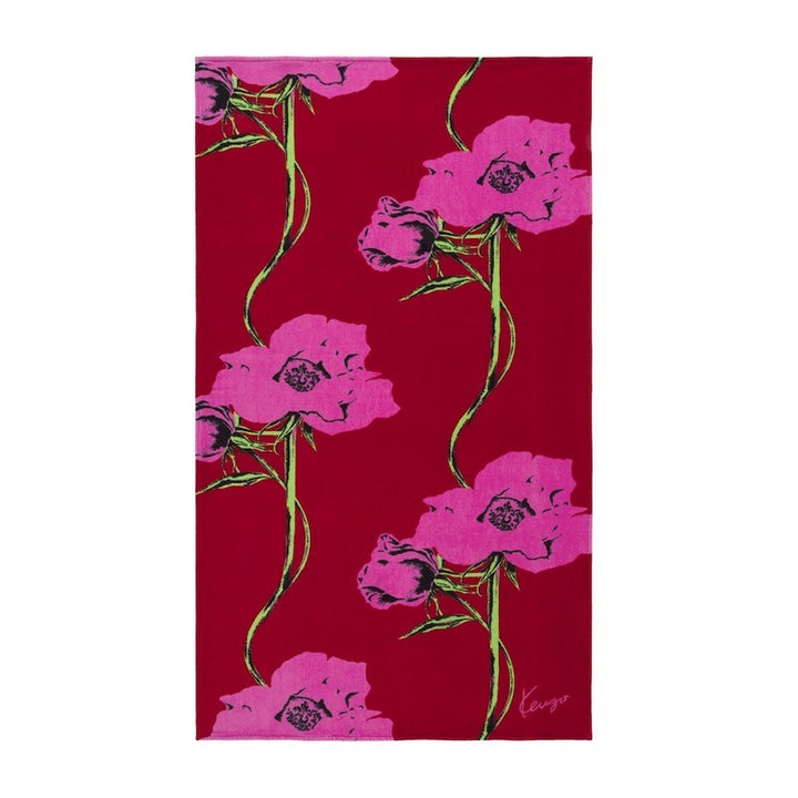 K Pop Beach Towel Rouge