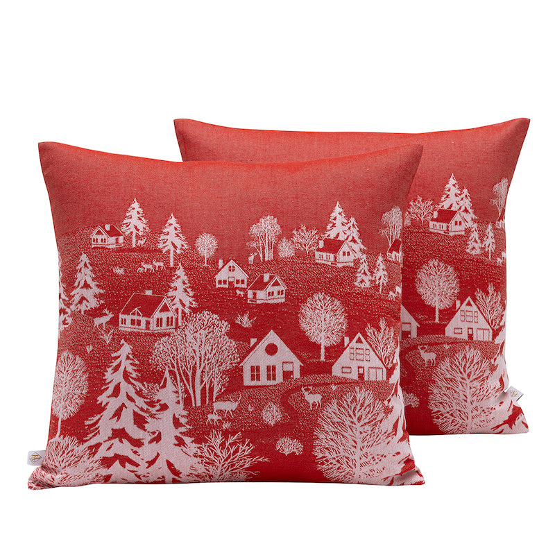 Sous Les Etoiles Decorative Pillow Red