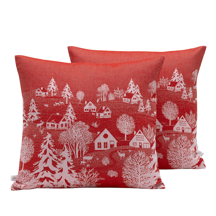 Sous Les Etoiles Decorative Pillow Red