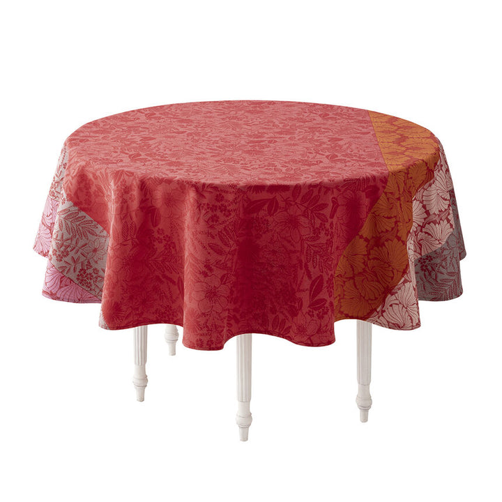 Cottage Table Linens Pink Coated