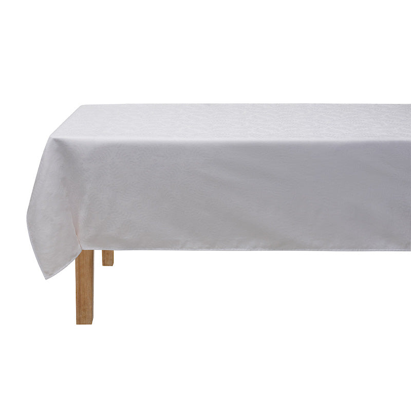 Vegetal Mood Table Linens Coated White