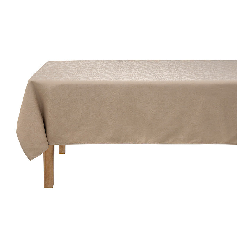 Vegetal Mood Table Linens Coated Beige