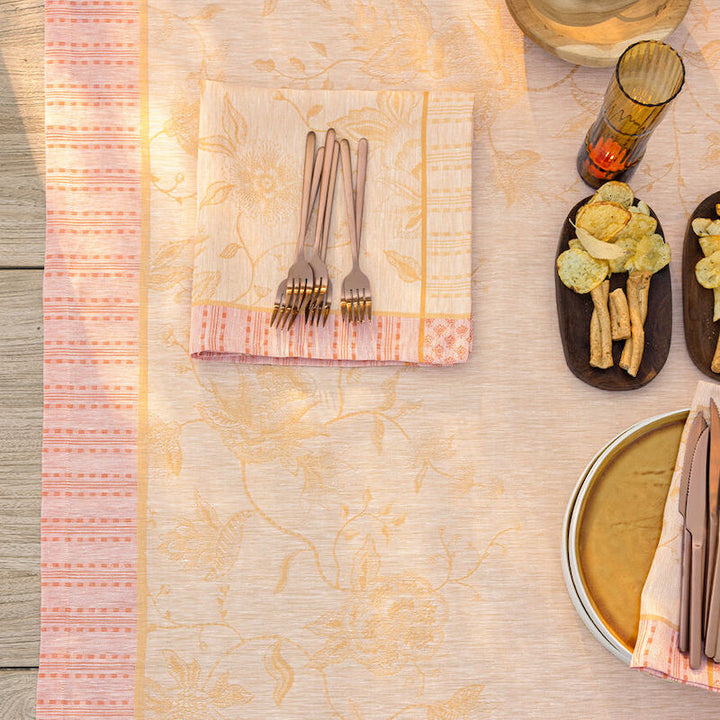 Ete Indien Table Linens Orange