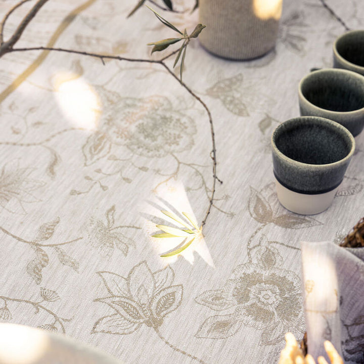 Promenade Imperiale Coated Table Linens Grey