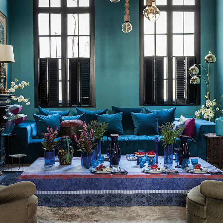 Gipsy Coated Table Linens Blue