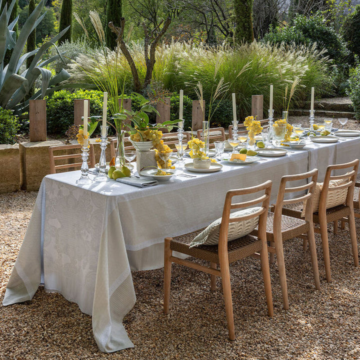 Promenade Imperiale Coated Table Linens Grey