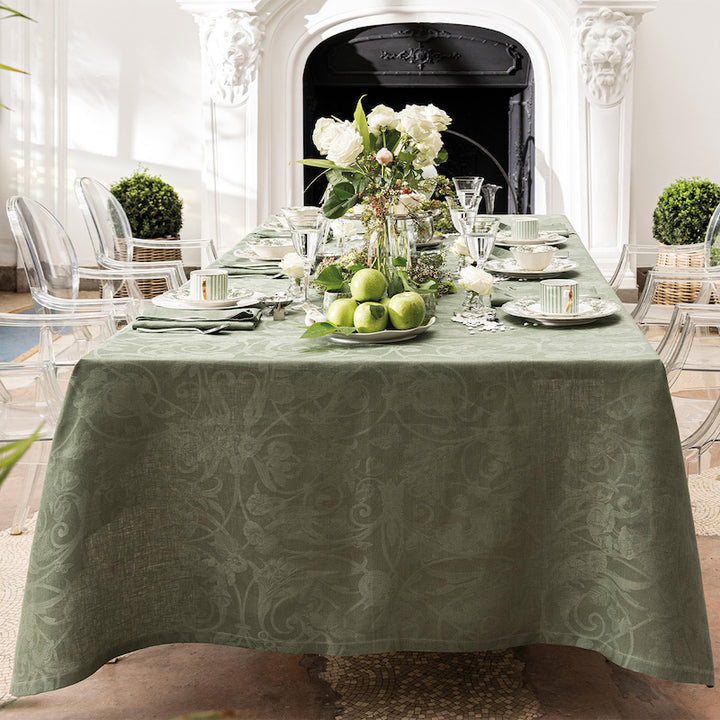 Tivoli Green Table Linens