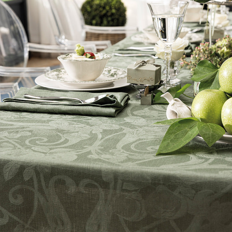 Tivoli Green Table Linens