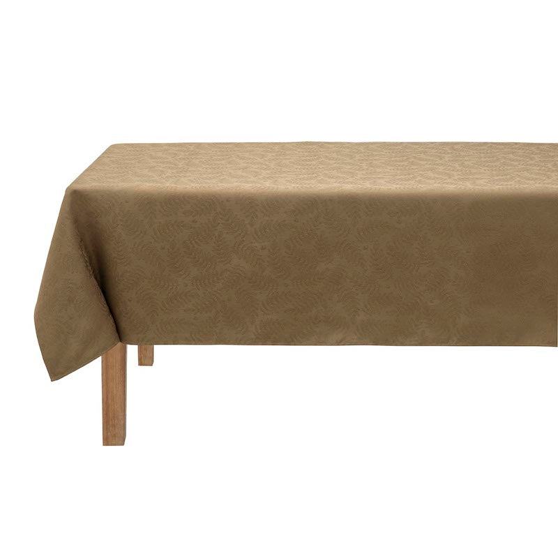 Vegetal Mood Table Linens Coated Green
