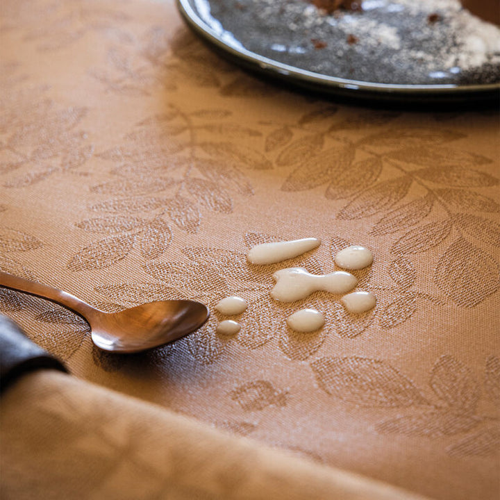 Vegetal Mood Table Linens Brown