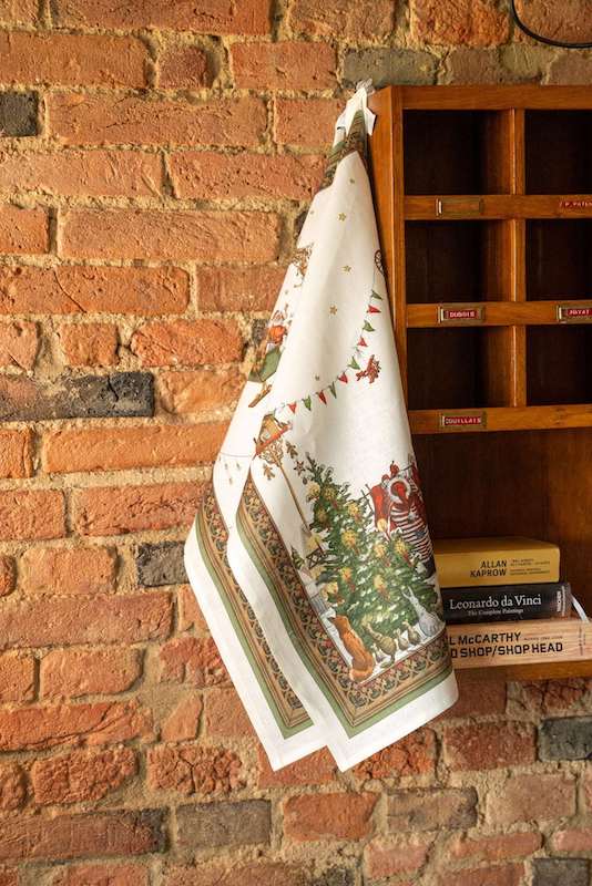 Natalis Claus Kitchen Towel