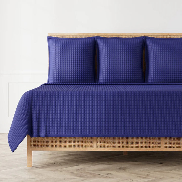 Ready-to-Bed 2.0 Quilted Coverlet/Shams Navy
