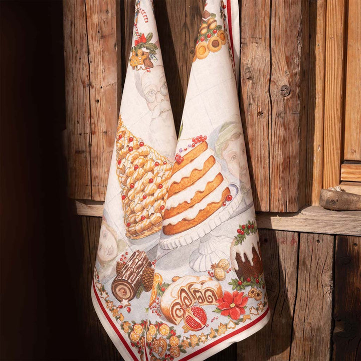 Noel Gourmand Tea Towel Croquem