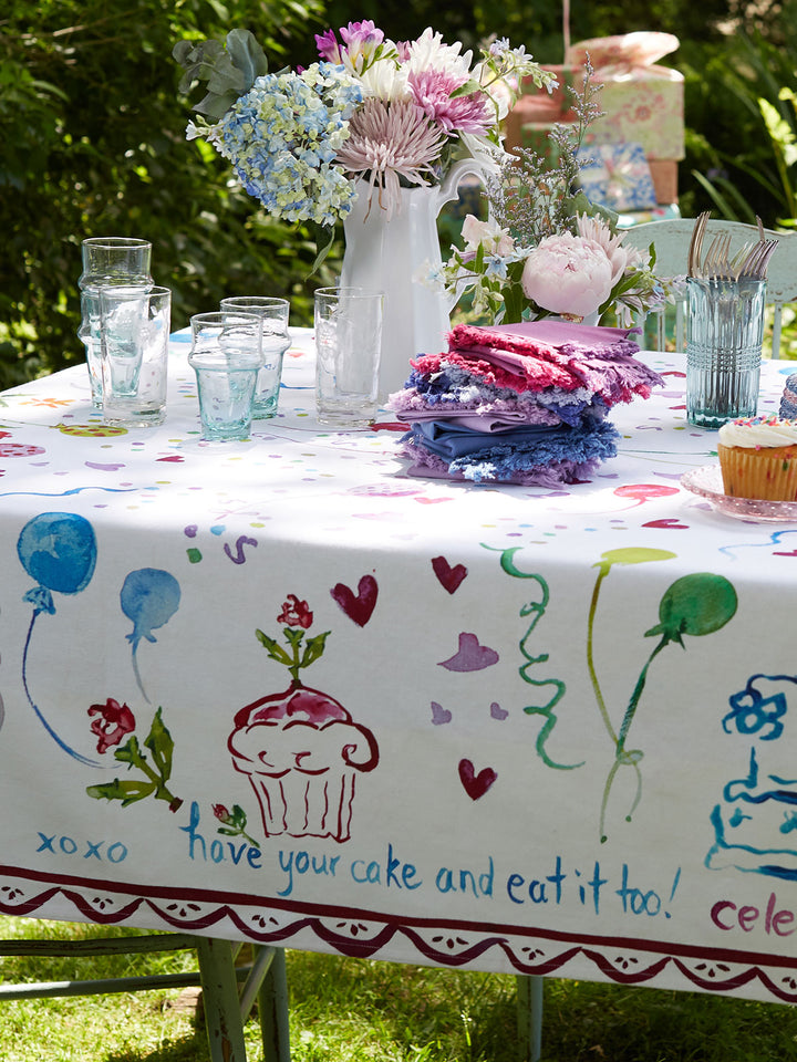 Happy Birthday Tablecloth