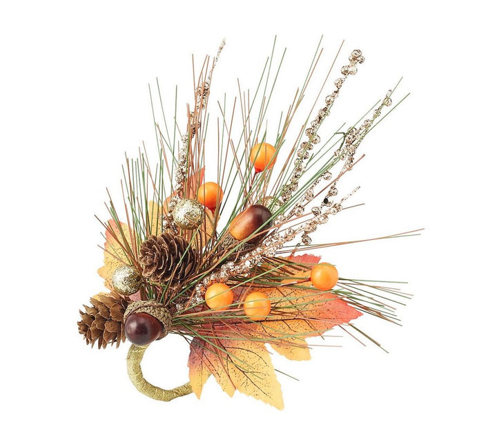 Autumn Spray Napkin Rings