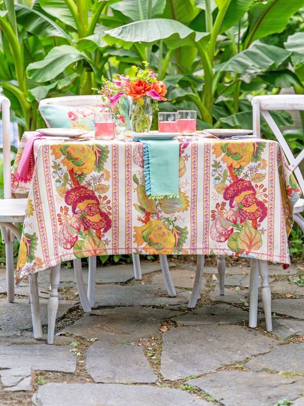 Blooming Jungle Outdoor Tablecloth