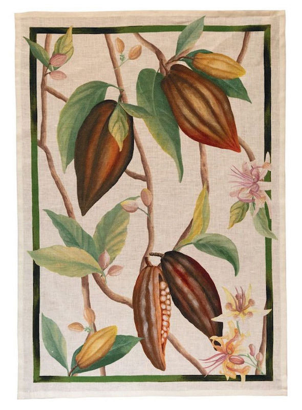 Cocoa Verde Kitchen Towel