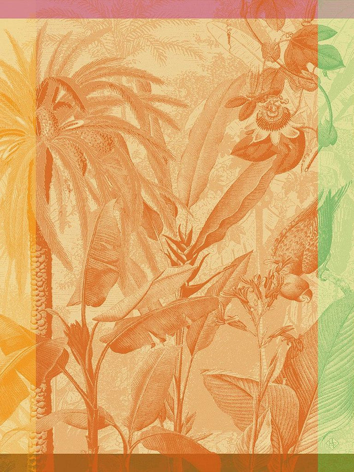 Equateur Tea Towel Orange