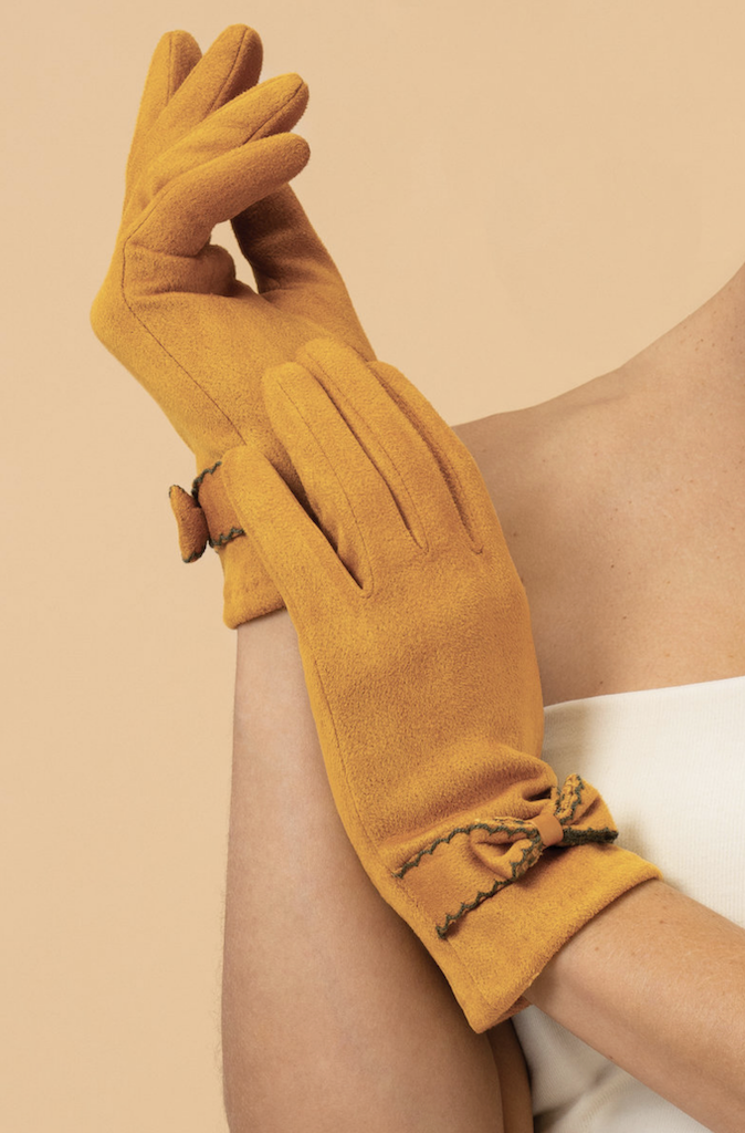 Fenella Gloves in Mustard