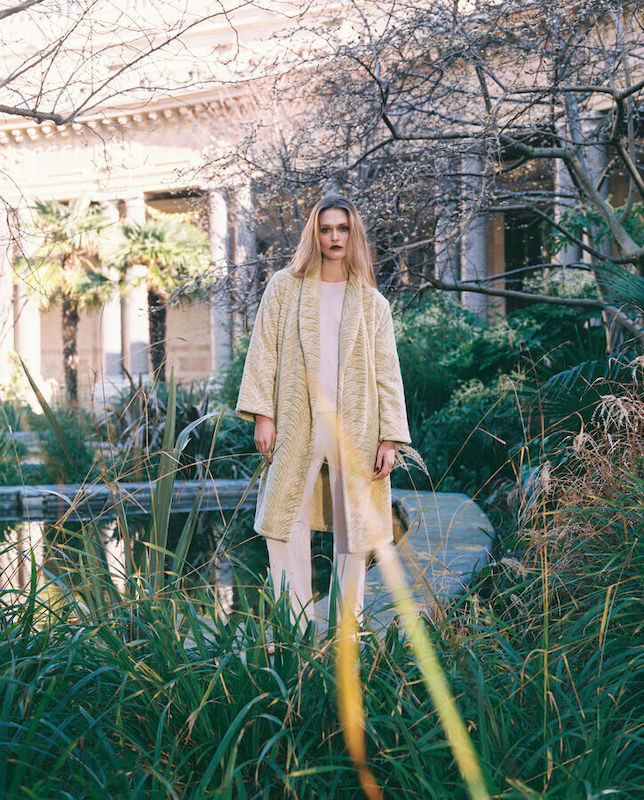 Pollen Shawl Collar Bathrobe