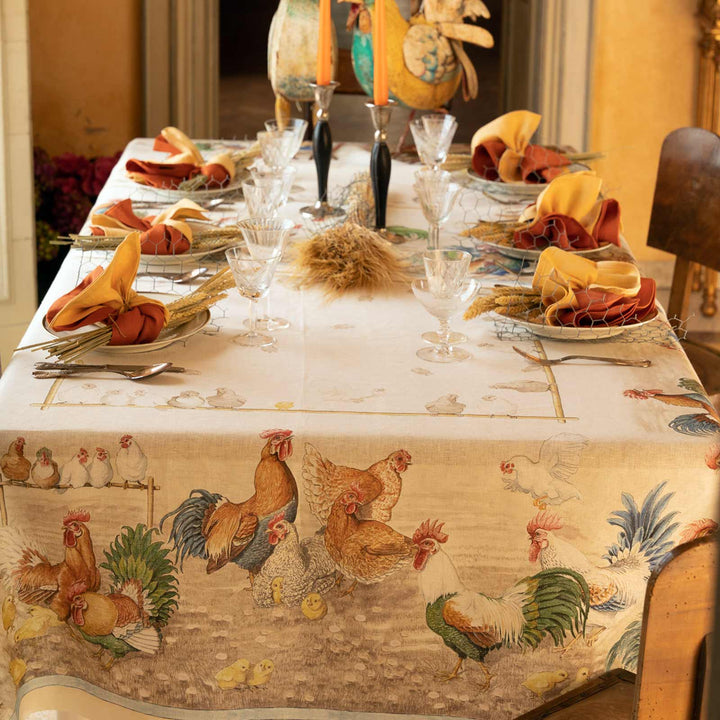 Rooster Table Linens