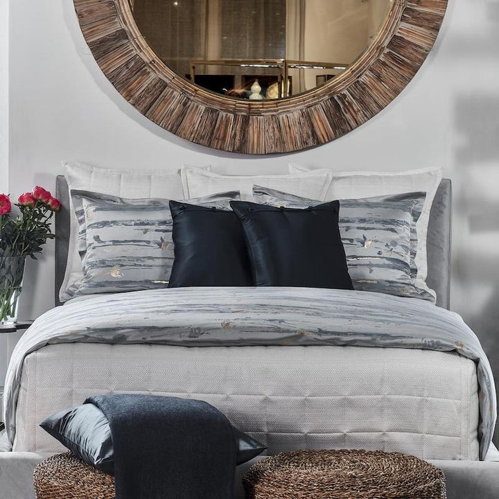 Texture White Coverlet Set