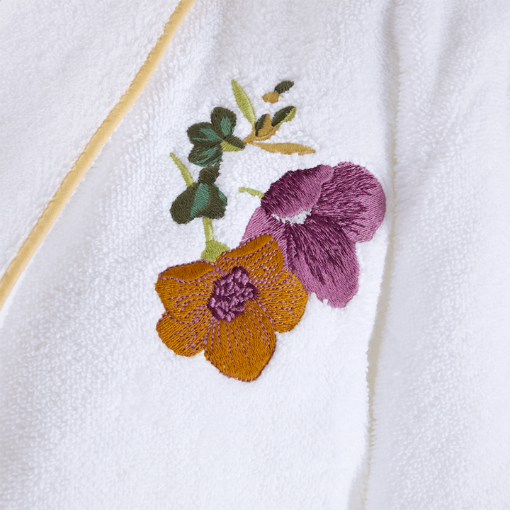 Fleurs Shawl Collar Bathrobe