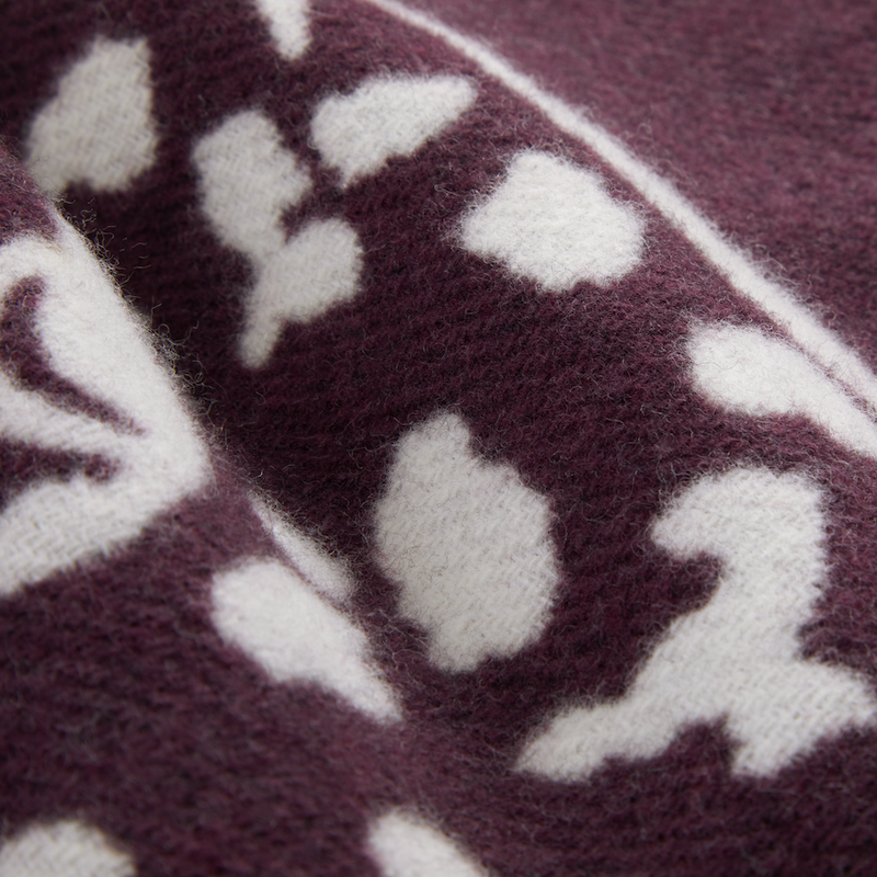 Leopard Throw Prune