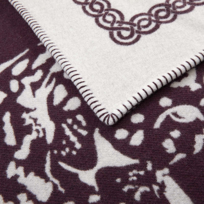 Leopard Throw Prune
