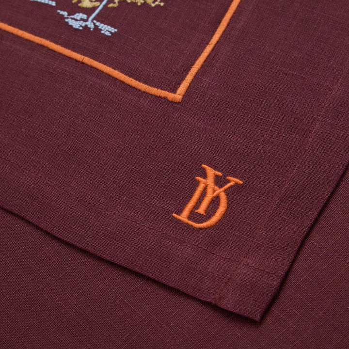 Boheme Tea Towel Grenat