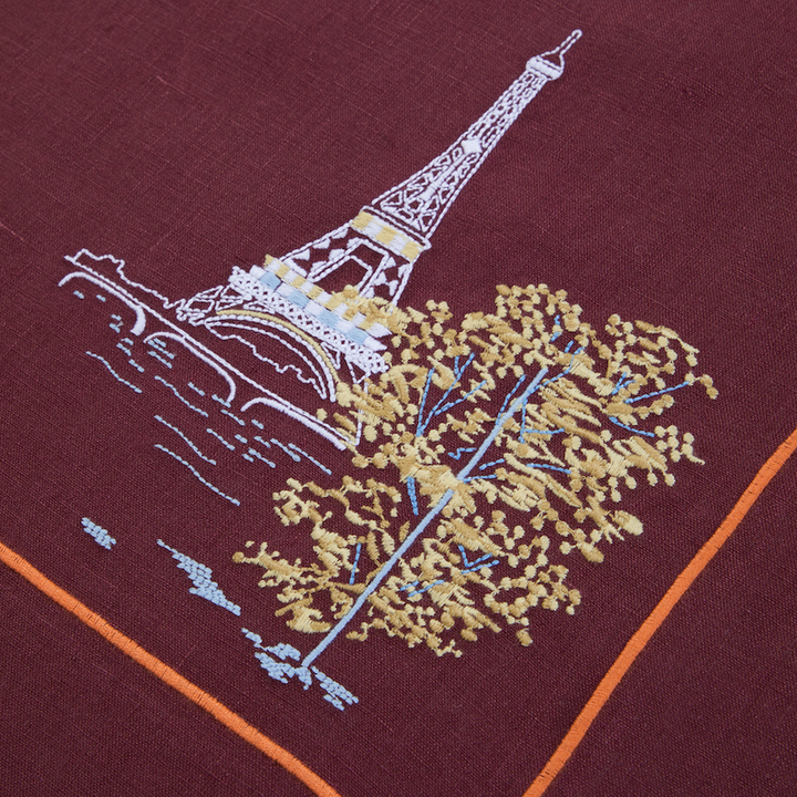 Boheme Tea Towel Grenat