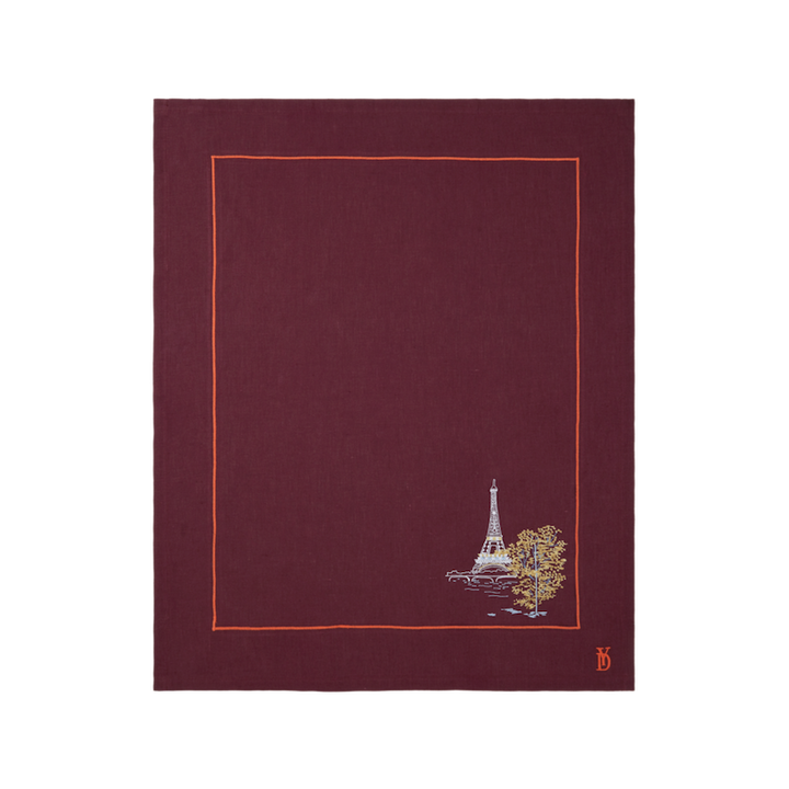 Boheme Tea Towel Grenat