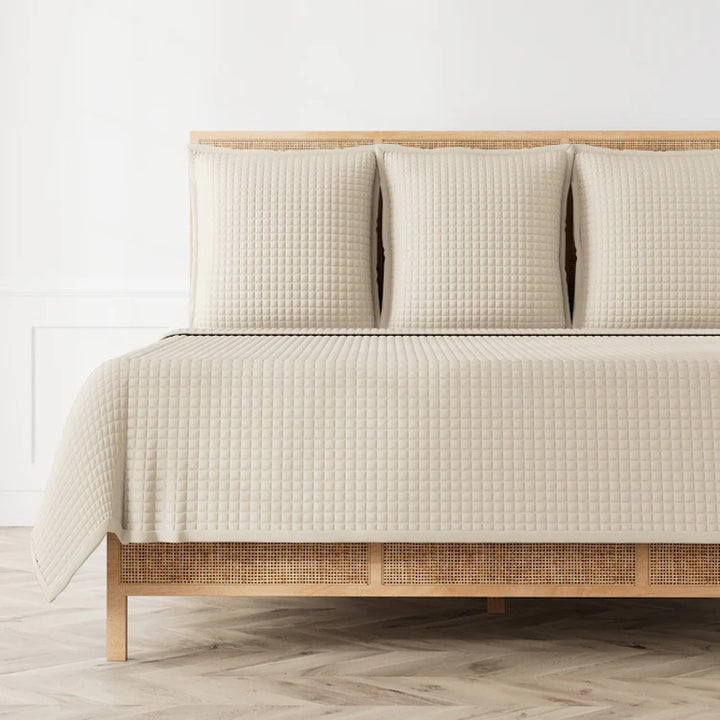 Ready-to-Bed 2.0 Quilted Coverlet/Shams Pumice