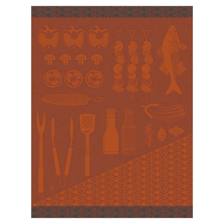 Braise Tea Towel Red