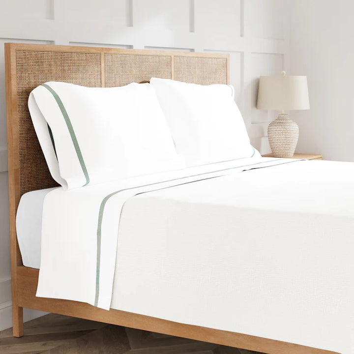 Ready-to-Bed 2.0 Cotton & Trim Sheet Set Sage